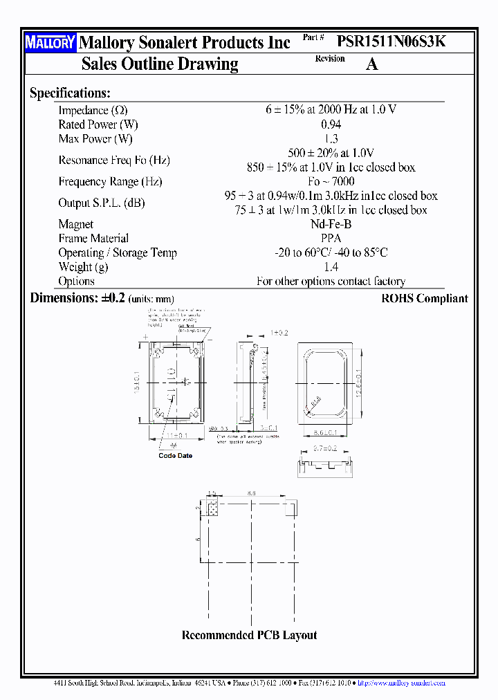 PSR1511N06S3K_8456104.PDF Datasheet