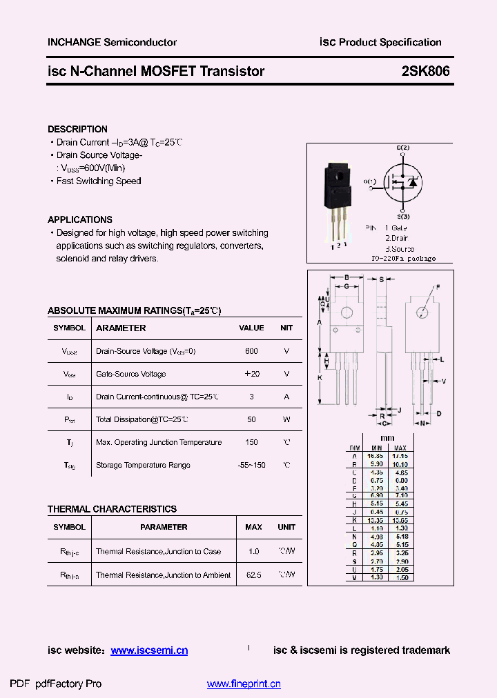 2SK806_8462695.PDF Datasheet