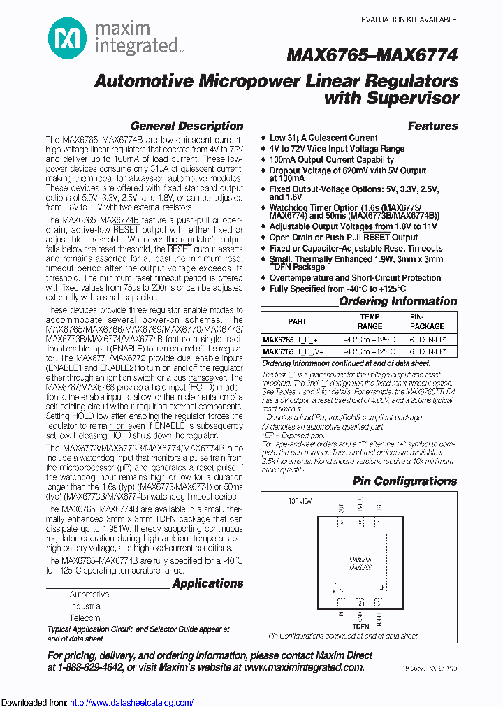 MAX6765TTVD0T_8463075.PDF Datasheet