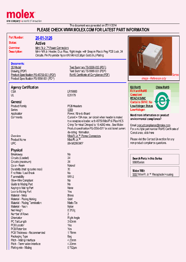 26-01-3126_8463927.PDF Datasheet