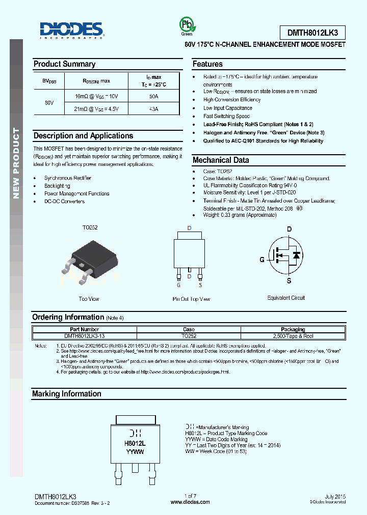 DMTH8012LK3-13_8465693.PDF Datasheet