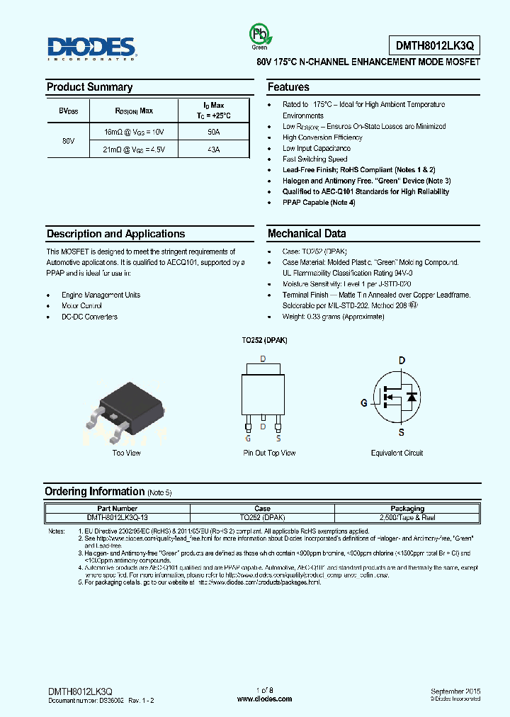 DMTH8012LK3Q_8465694.PDF Datasheet