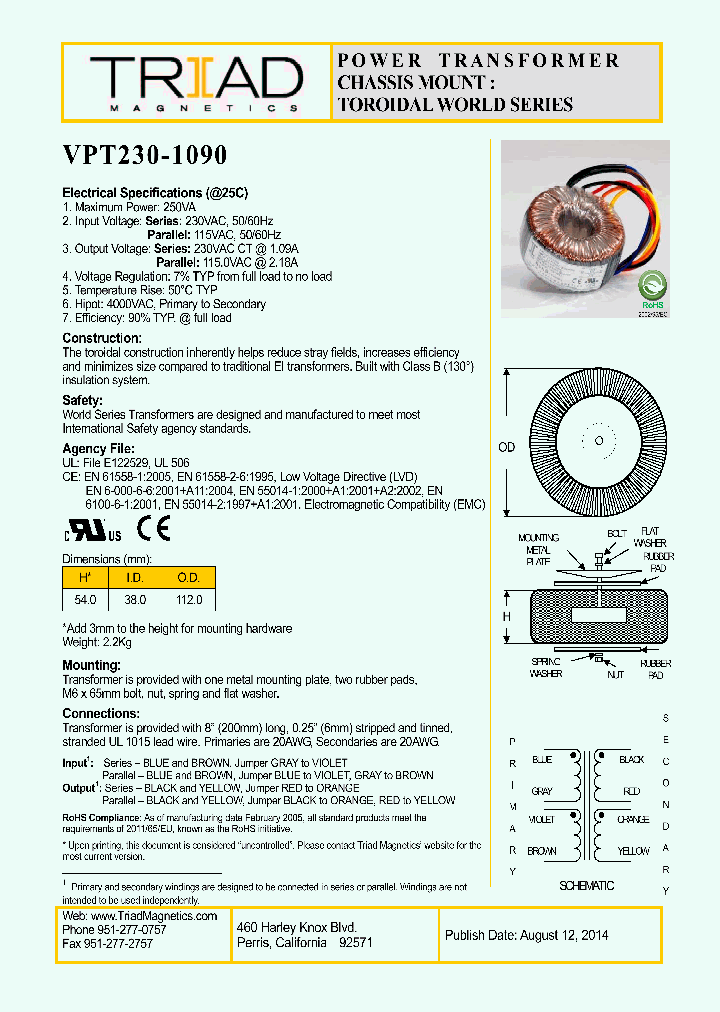 VPT230-1090_8469401.PDF Datasheet