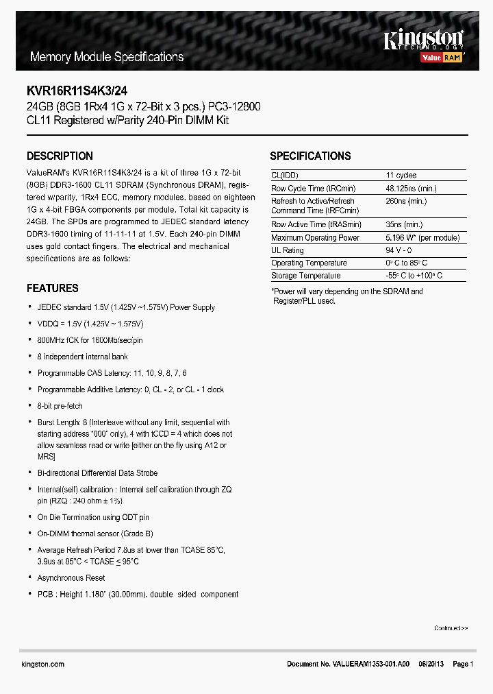 KVR16R11S4K3-24_8481289.PDF Datasheet