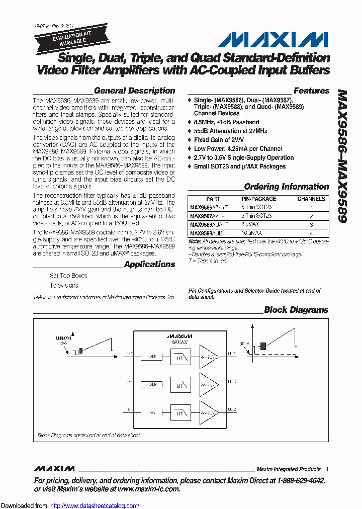 MAX9586AZK_8491172.PDF Datasheet