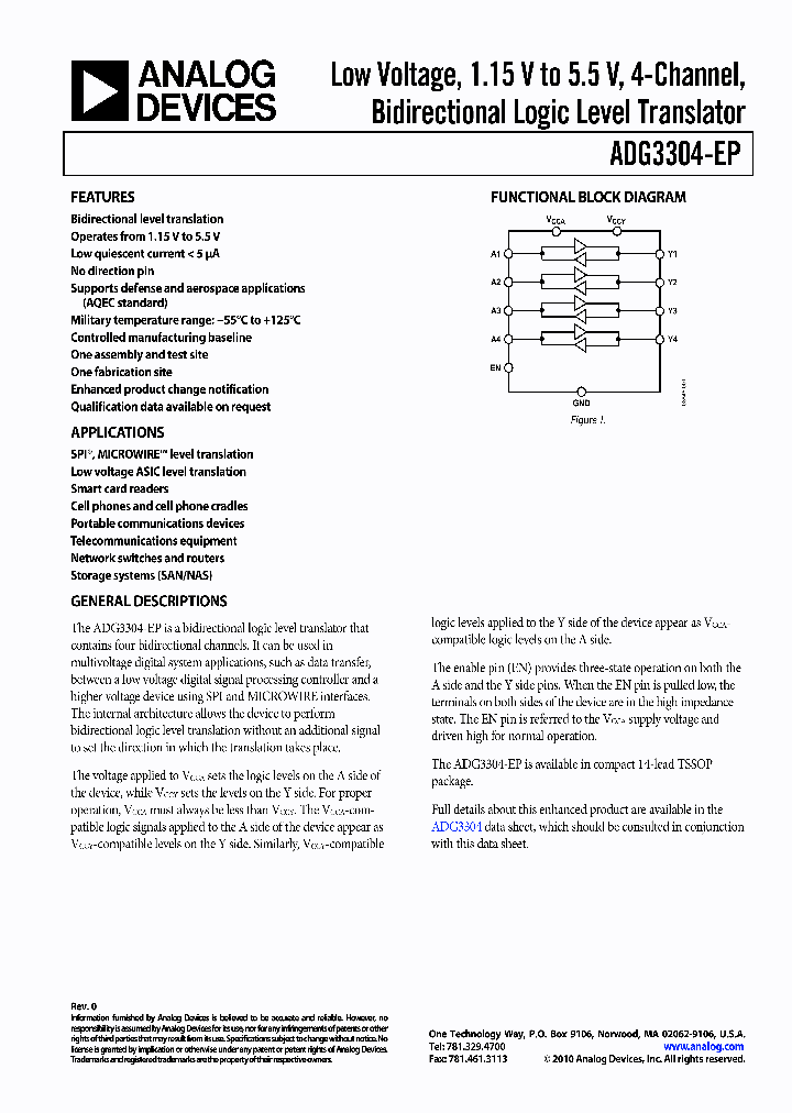 ADG3304-EP_8493860.PDF Datasheet