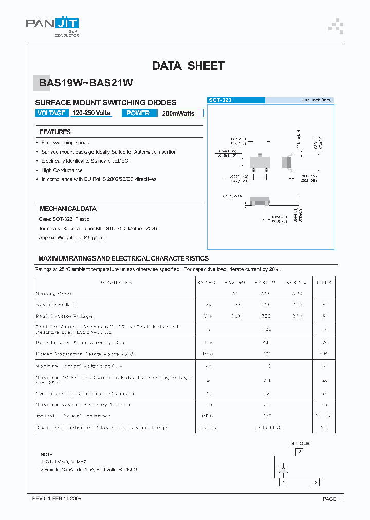 BAS19W-09_8493994.PDF Datasheet