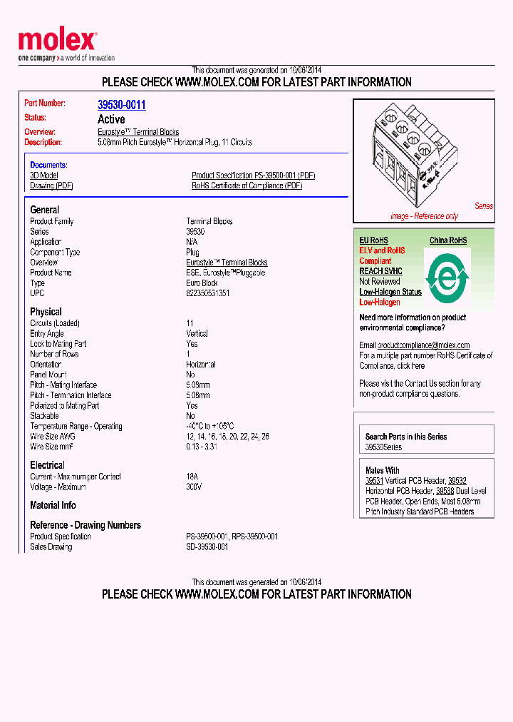 39530-0011_8507274.PDF Datasheet