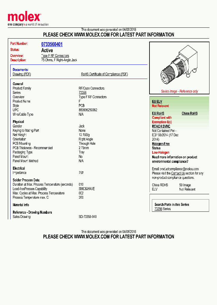 0733560401_8508768.PDF Datasheet