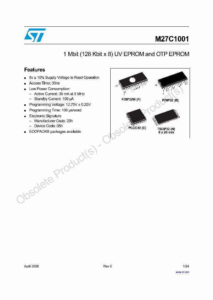 M27C1001-10F1_8532638.PDF Datasheet