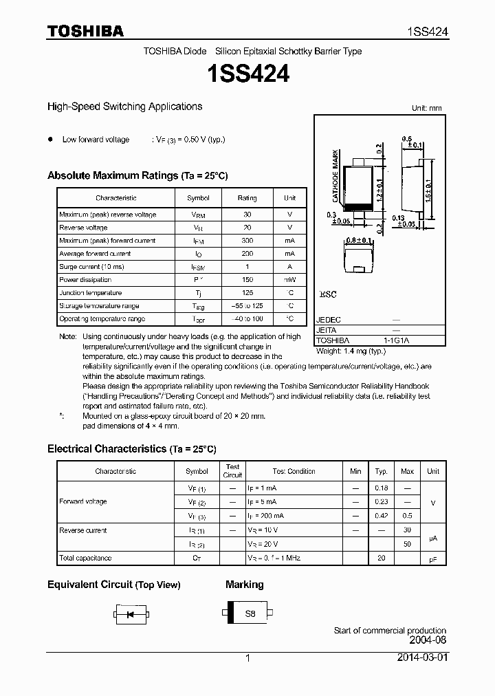 1SS424_8538573.PDF Datasheet