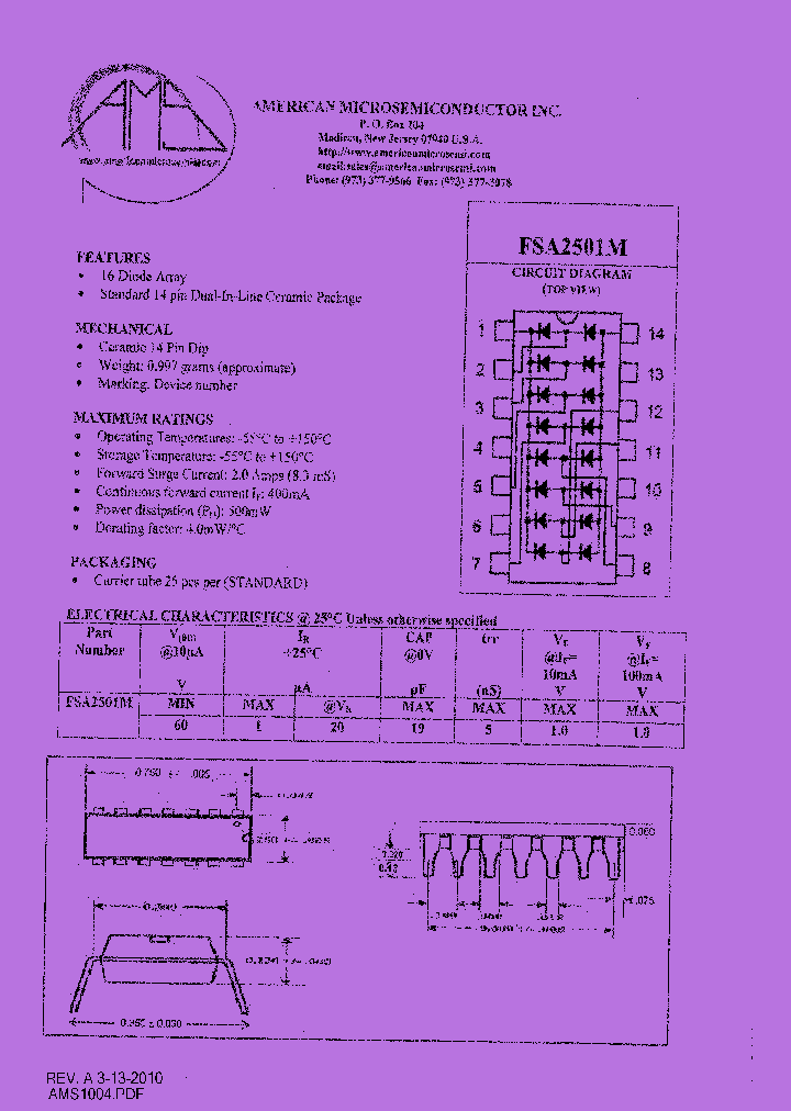 FSA2501M_8548088.PDF Datasheet