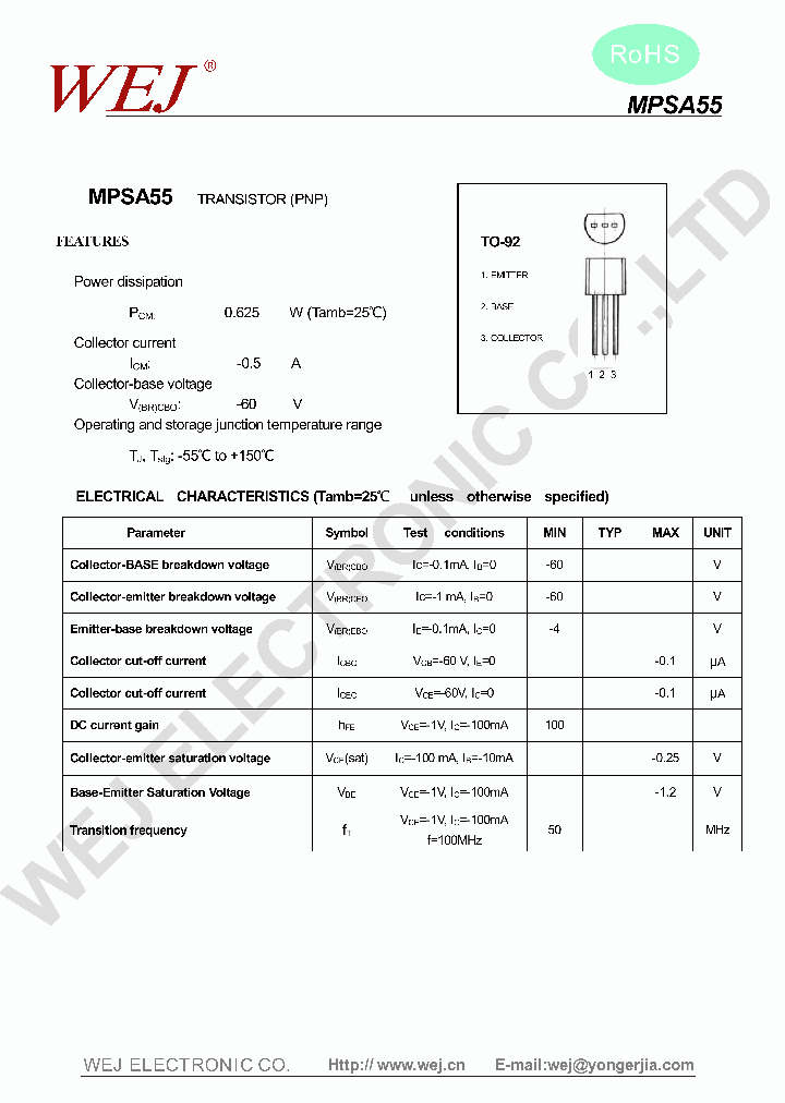 MPSA55_8552108.PDF Datasheet