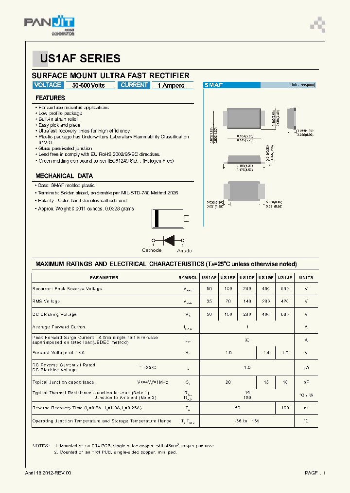 US1AF_8558253.PDF Datasheet