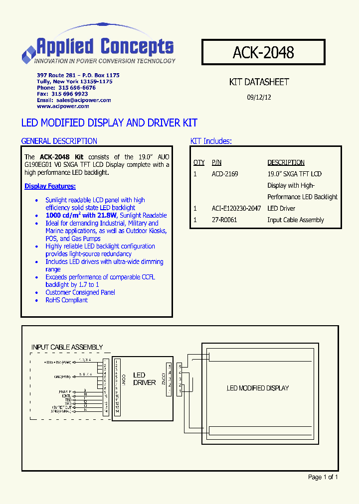 ACK-2048_8563764.PDF Datasheet