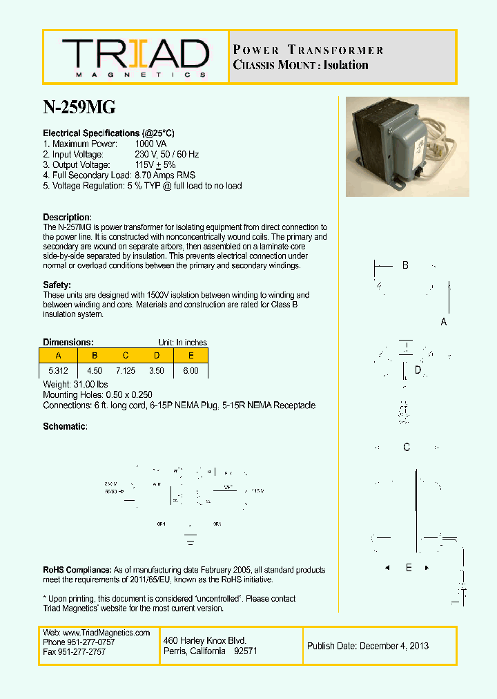 N-259MG_8565336.PDF Datasheet