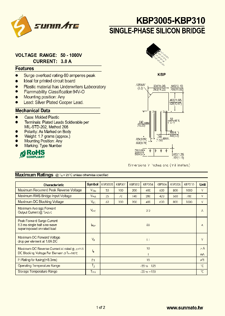 KBP310_8566044.PDF Datasheet