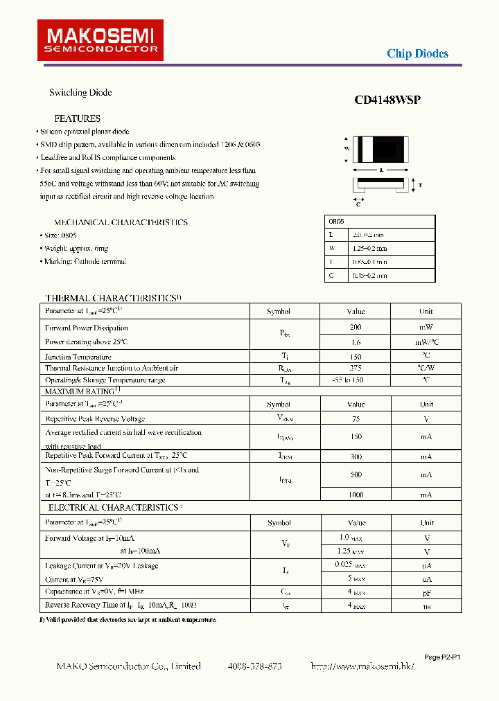 CD4148WSP_8569083.PDF Datasheet