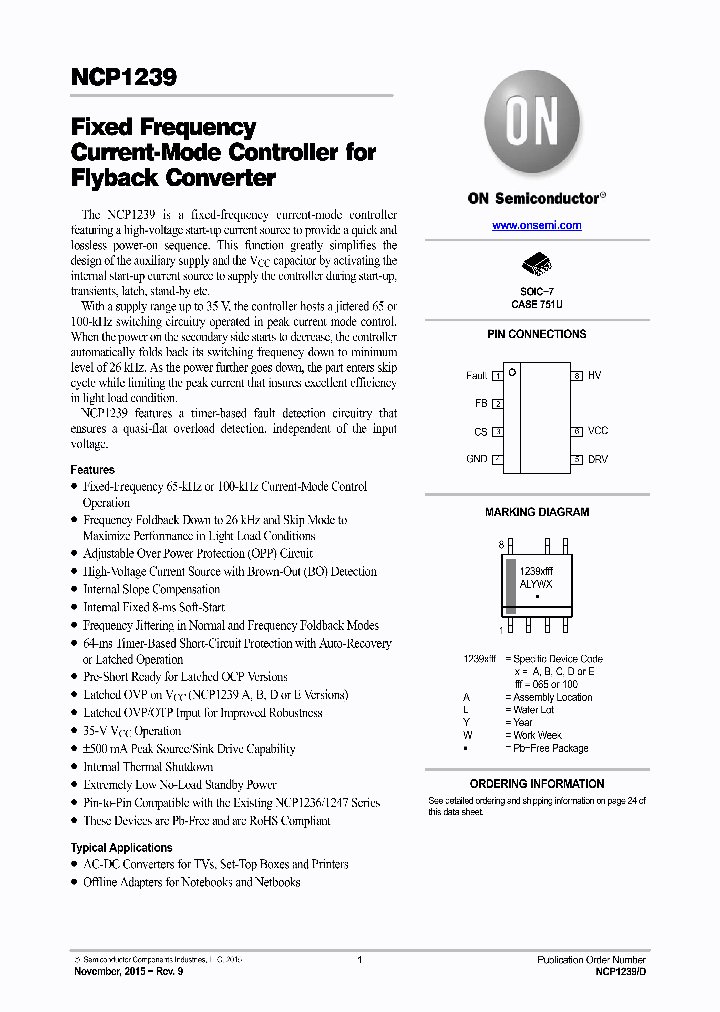 NCP1239ED65R2G_8572377.PDF Datasheet