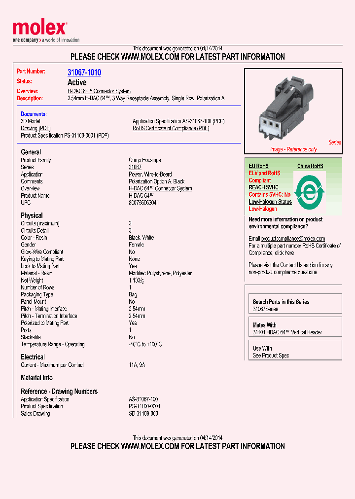 31067-1010_8578084.PDF Datasheet