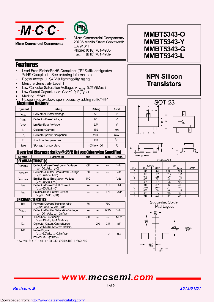 MMBT5343-Y_8584293.PDF Datasheet