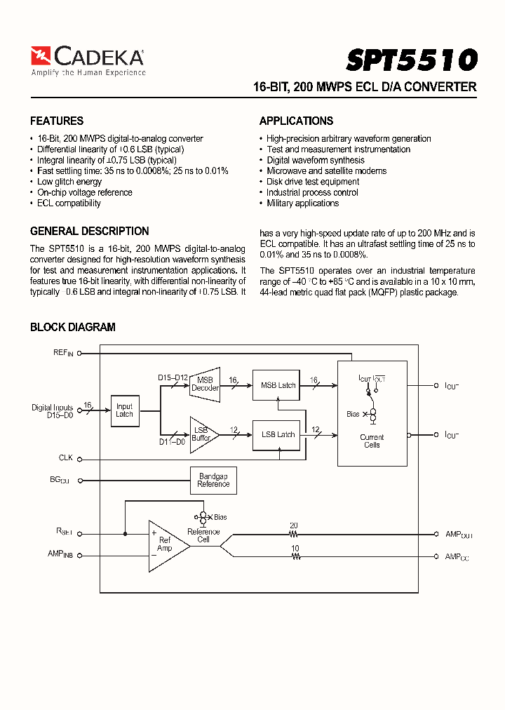 SPT5510_8590583.PDF Datasheet