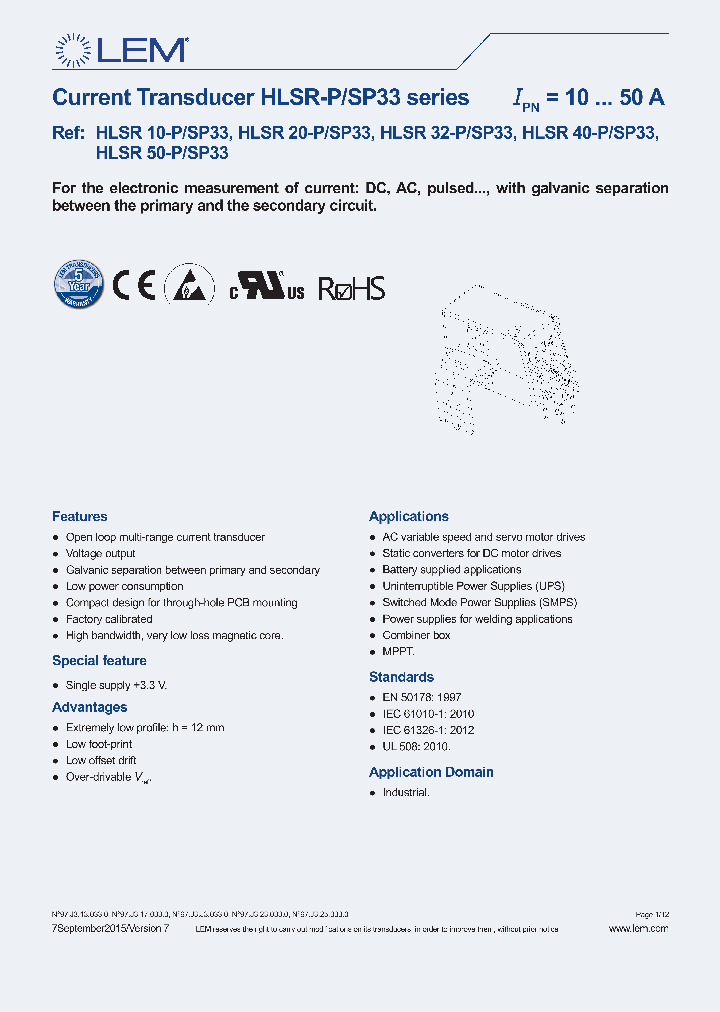 HLSR10-P-SP33_8591594.PDF Datasheet