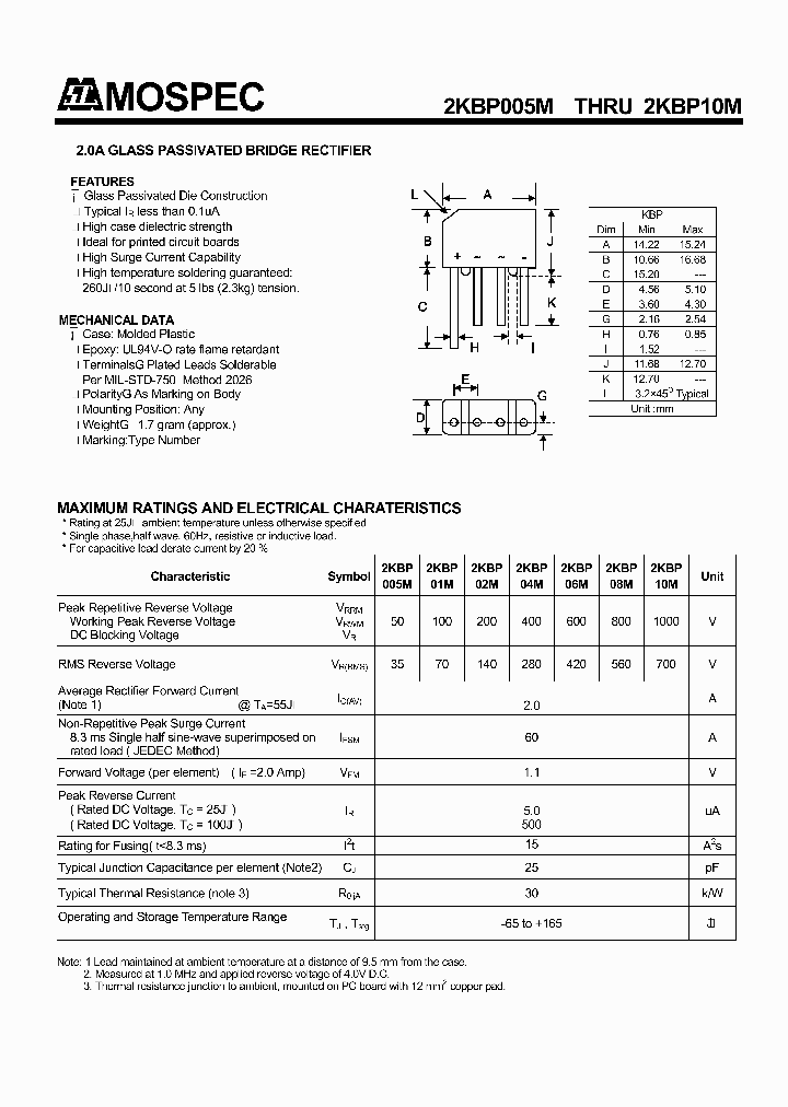 2KBP10M_8603583.PDF Datasheet