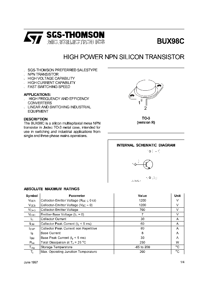 BUX98C_8604221.PDF Datasheet