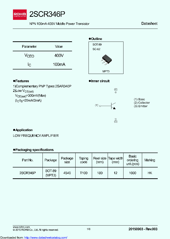 2SCR346P_8617582.PDF Datasheet