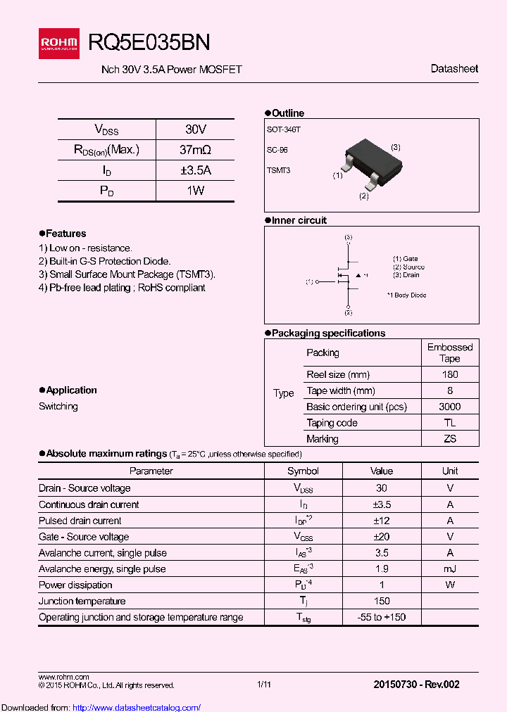 RQ5E035BN_8623436.PDF Datasheet