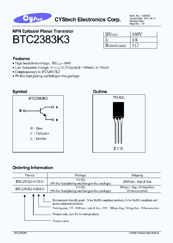 BTC2383K3-0-BM-G_8624375.PDF Datasheet