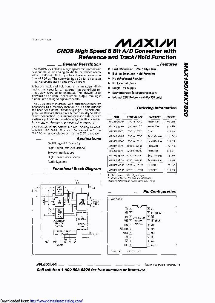 MAX150BEWPT_8628636.PDF Datasheet