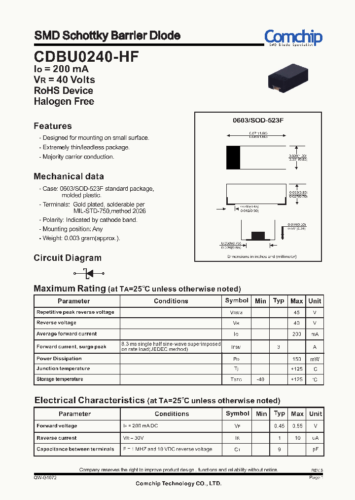 CDBU0240-HF_8629593.PDF Datasheet