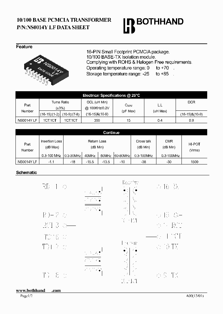 NS0014Y-LF_8633266.PDF Datasheet