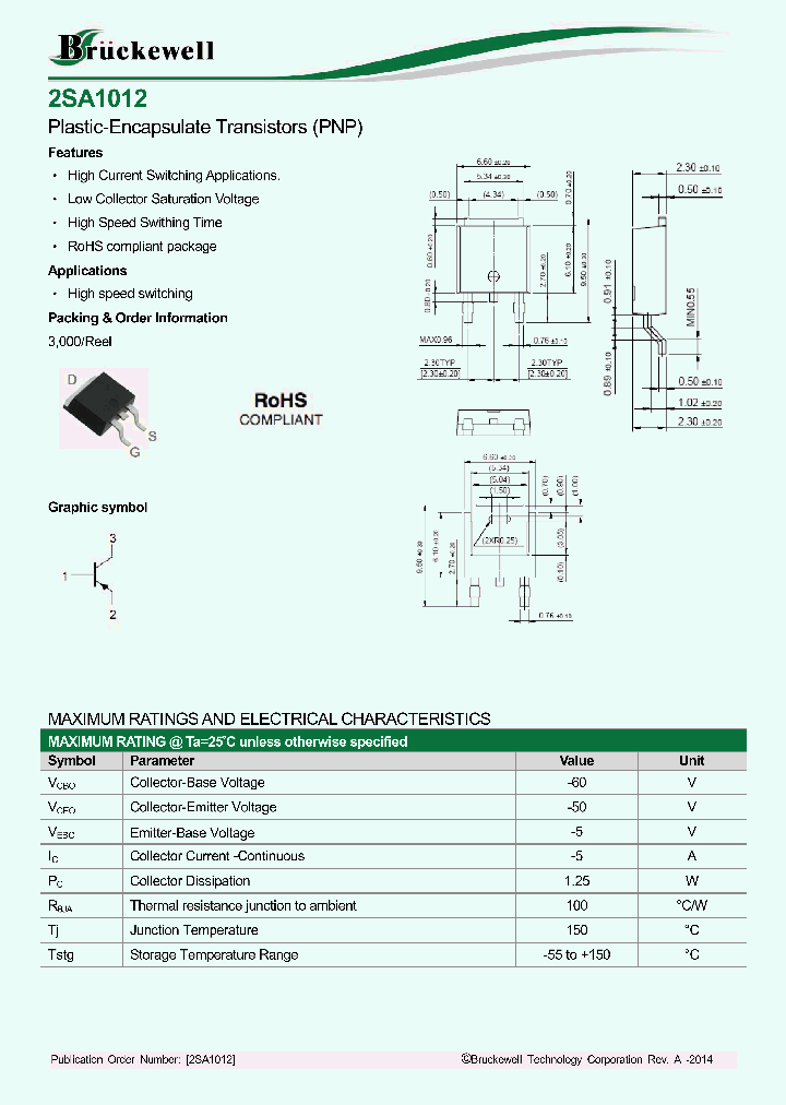 2SA1012_8636367.PDF Datasheet