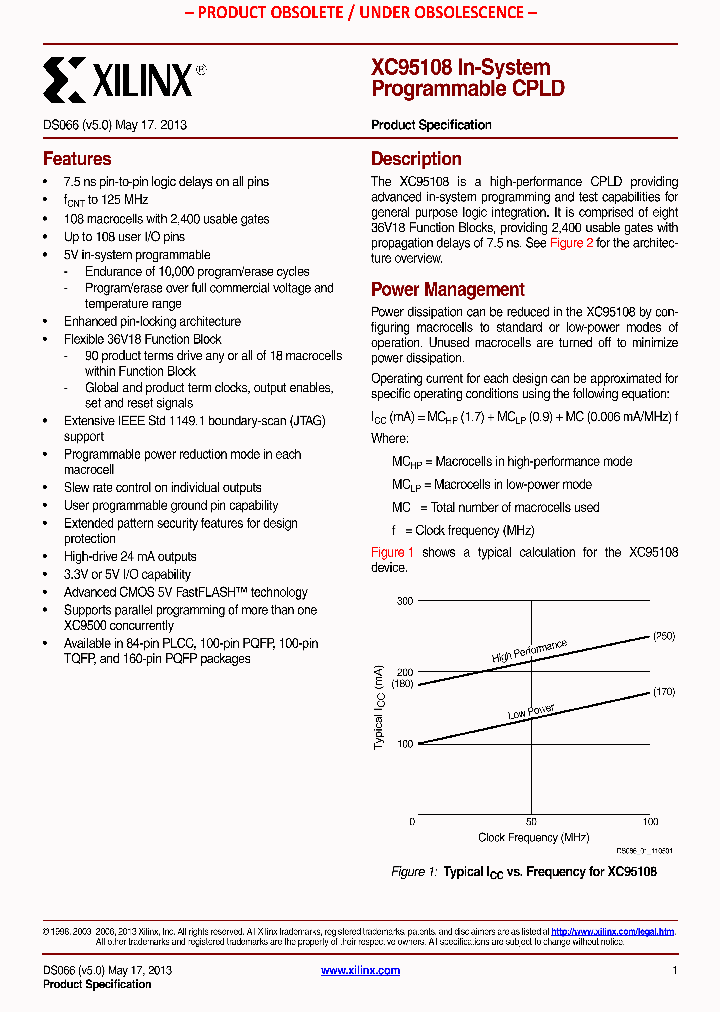 XC95108-20PQ100C_8639672.PDF Datasheet