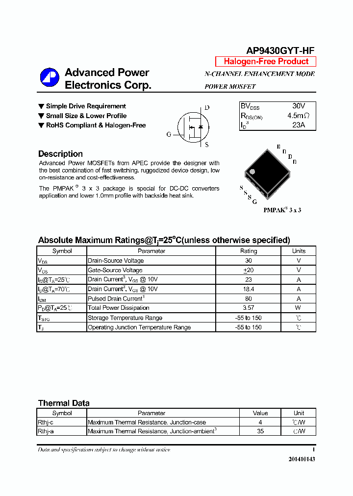 AP9430GYT-HF-16_8645645.PDF Datasheet