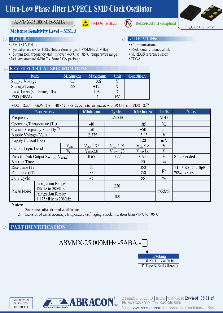 ASVMX-25000MHZ-5ABA_8659380.PDF Datasheet