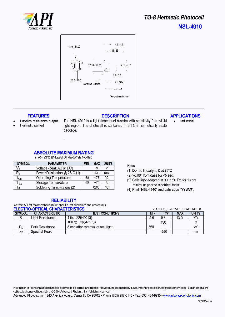 NSL-4910_8659813.PDF Datasheet