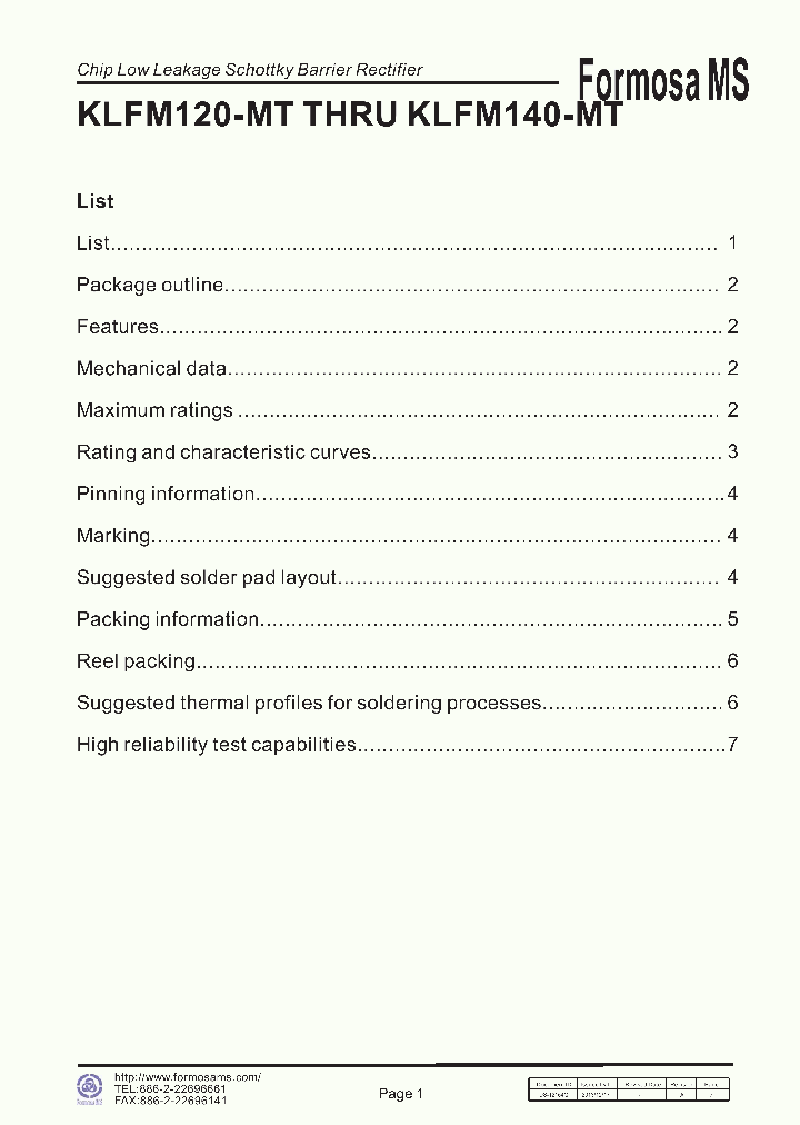 KLFM130-MT_8660979.PDF Datasheet