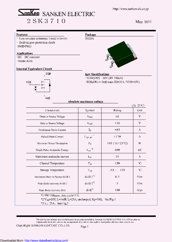 2SK3710_8663322.PDF Datasheet