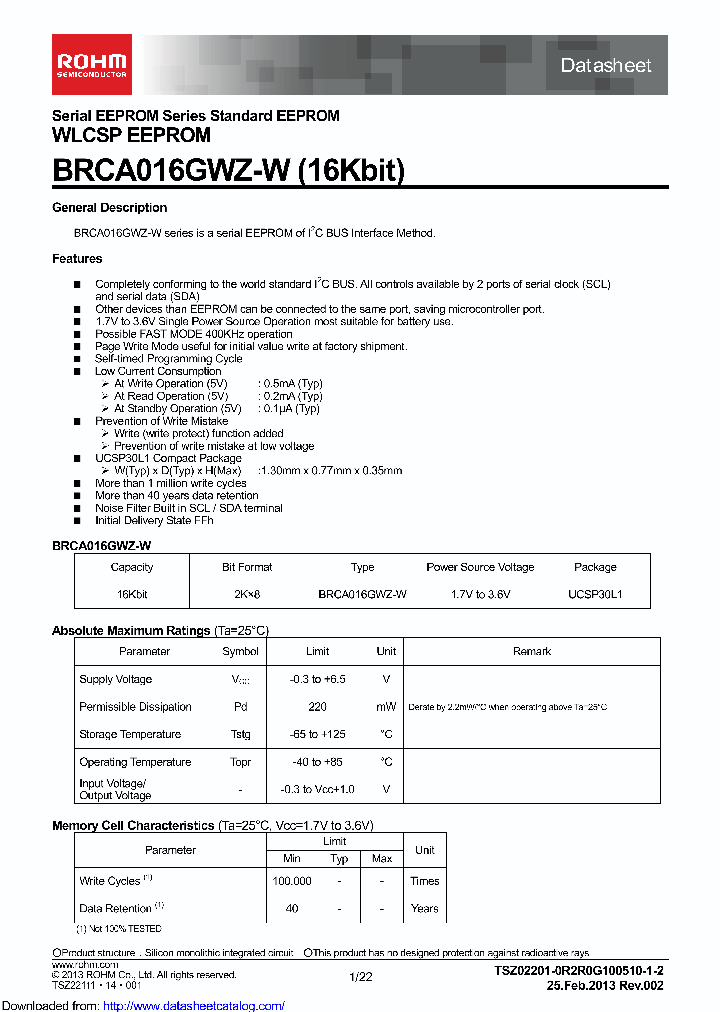 BRCA016GWZ-WE2_8671930.PDF Datasheet