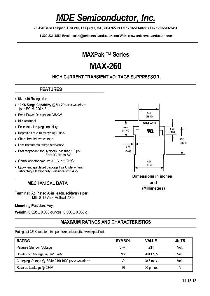 MAX-260-13_8672768.PDF Datasheet