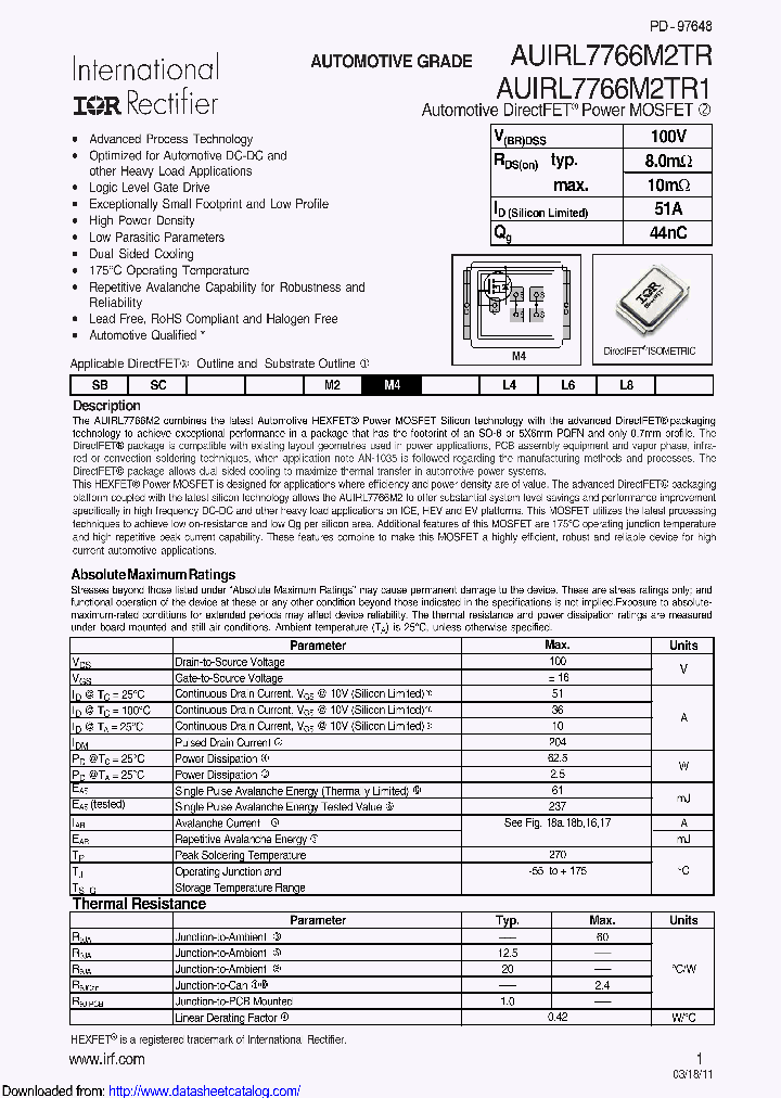 AUIRL7766M2TR1_8686566.PDF Datasheet