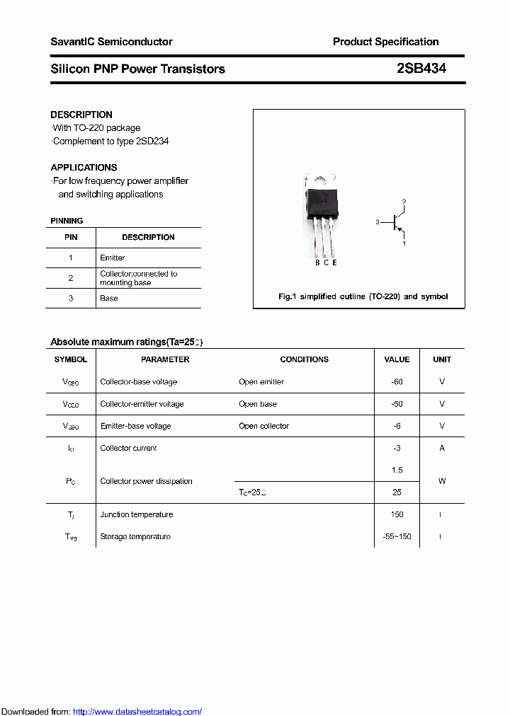 2SB434_8686982.PDF Datasheet