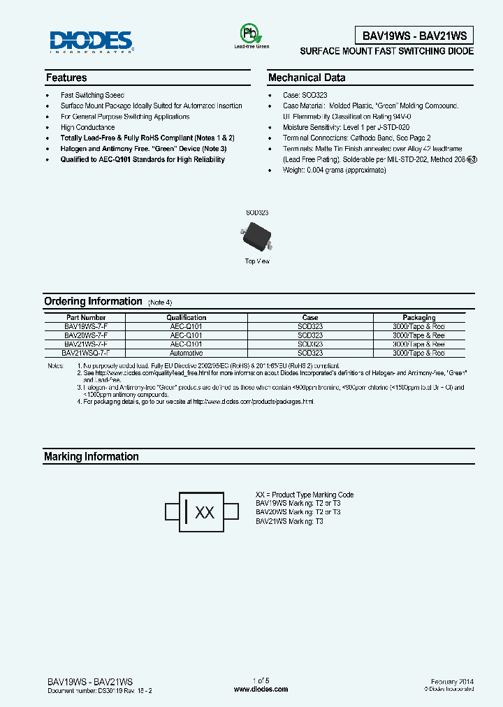 BAV21WS-7-F_8688145.PDF Datasheet