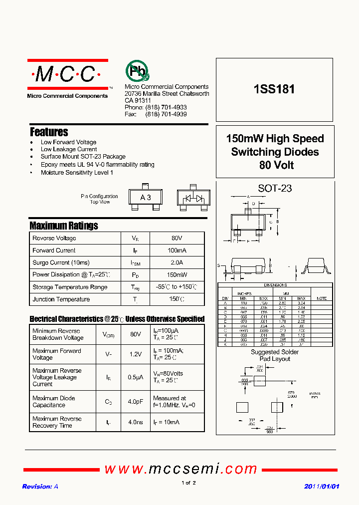 1SS181_8689971.PDF Datasheet