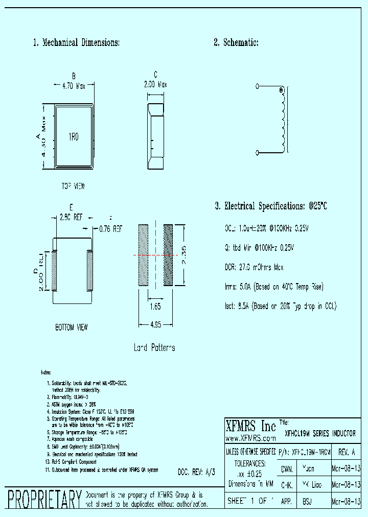 XFHCL19M-1R0M_8692910.PDF Datasheet