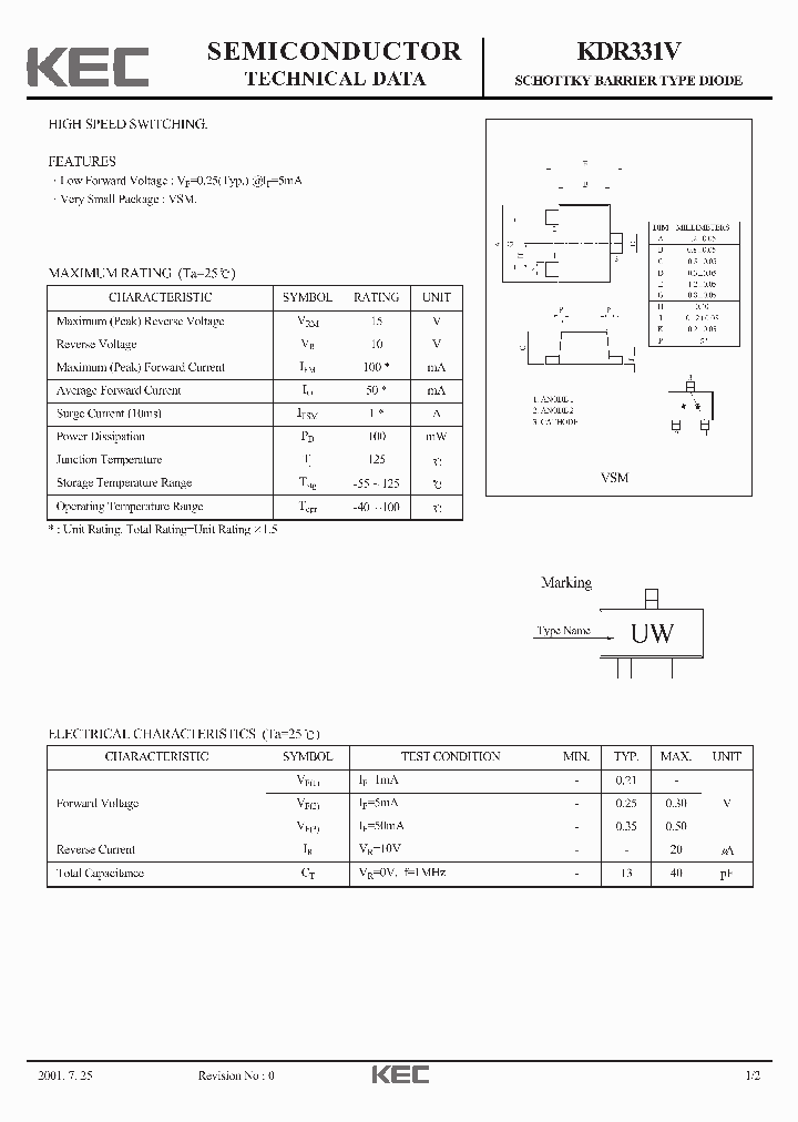 KDR331V-15_8696543.PDF Datasheet